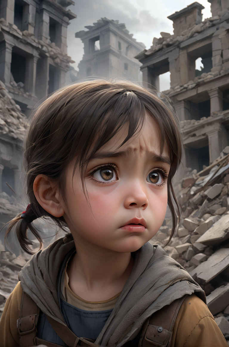 27556-403378739-(((masterpiece))),(((best quality))),((ultra-detailed)),_concept art rubble_ruins,war,little_girl,close-up,face_focus,eyes_focus.png